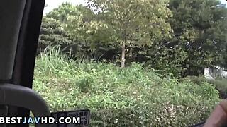 experience the intense japanese outdoor sex with stunning yuuka kaede - unforgettable jav adventure 😍🌳