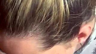 I love when my girlfriend does double cum with deepthroat and puke like a slut