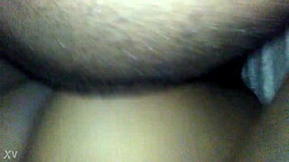 Curvy Ebony Teases With Cum On Huge Cock