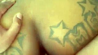 Blonde RIDES big black COCK doggystyle with CREAMPIE and wet PUSSY sucking