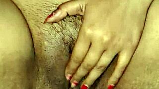 Indian Bhabhi Dildo Fucks Wet Pussy