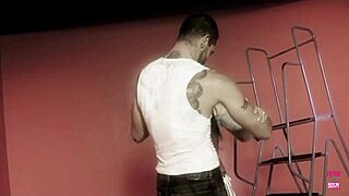 hey naughty brunette why not cover us in dark oil and fuck doggy style