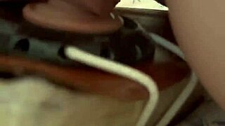 oh man this petite redhead wife stuffs her tight ass with a huge monster cock dildo in the bedroom