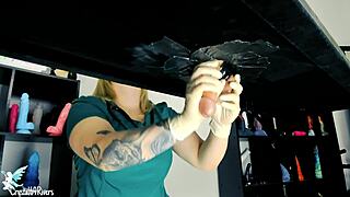 naughty nurse milks table with toys