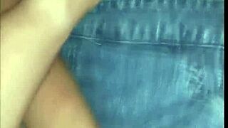 thai couple on day off sucking cock before fucking tight pussy, cumming outside