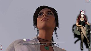 Croft adventures in black bikini!