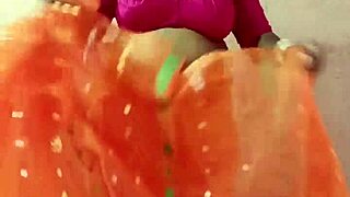 I'm wearing a saree, feeling beautiful and curvy in this traditional outfit