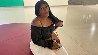 Big Ass Brunette Gets Fucked By Horny Stranger.