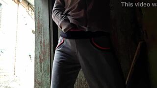 Neighbor's Secret Masturbation Caught