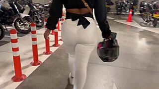 Big Ass Brunette Gets Fucked By Horny Stranger.