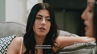 stepmom seduces teen with cunt scissoring and rimjob