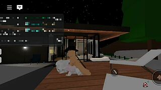 I fucked a cute millionaire slut in her mansion brookhaven