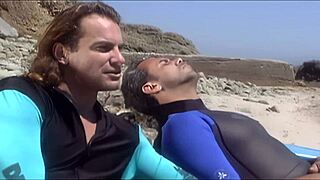 The slutty brunette is fucking in high heels on the bed