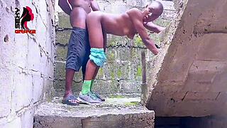 Sexygray2 FUCKS Her Neighbor's Boyfriend In Uncompleted Building!