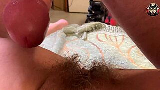 Hairy pussy vs big cock in slowmotion orgasm