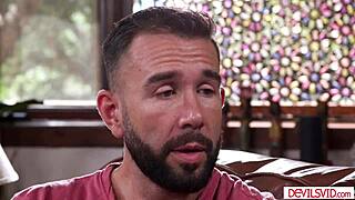 Guy Fucking Then Cumming Inside His Petite 18+ Lesbian Friend