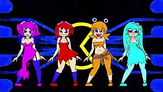 minus8 pac-man ghost girls animation