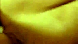 The amateur couple continues their hard fuck, with the wife squirting from the monster cock in POV