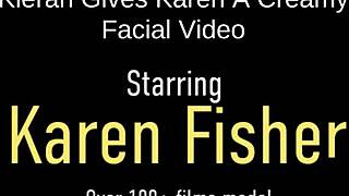 Curvy Mature Karen Fisher Licks Balls Ass and Gets Her Pussy Pounded