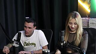 Yasmin Pariz Feels Her Sheer Red Lingerie Pride During Glamour Group Sex!