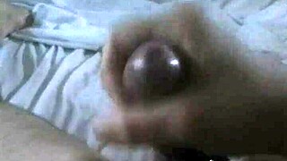 Watch this intriguing masturbation session leading to intense climax