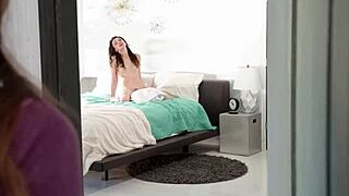 liz jordan caught humping hazel's pillow, now she's sitting on her face