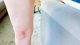 i'm spreading my mature clam for a close up view