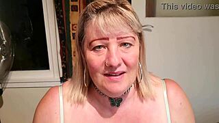 Trashy kiwi milf gets cunt kicked repeatedly by master!