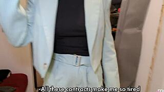 Stepmothers Massage Ended With A Cumshot! Stepmother Slut Swears During Fucking - Dirty Talk