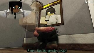 Subtle office quickie with a big cock