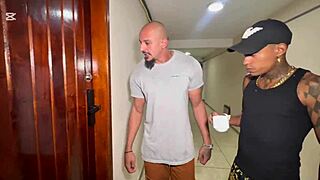 Hot 18-year-old Latina fucks two guys while husband records