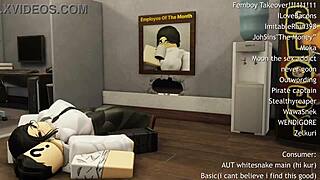 Subtle office quickie with a big cock