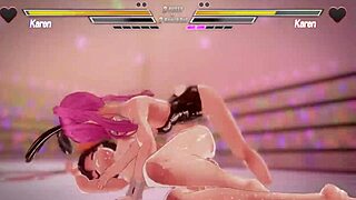 lesbian battle with anal fingering and squirting 😈