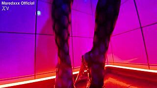 Sensual seduction unfolds with teasing touches and whispers.