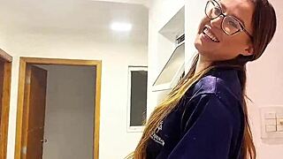 I took the tattooed girl's anal virginity completely on the red