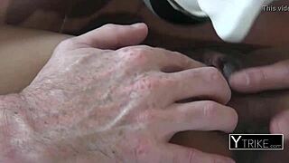 Interracial sex with a petite asian teen at a cheap hotel room.