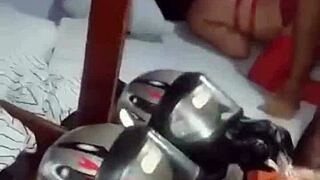 Boldly Fucking Ex's Sister Anal Style. Amateur Interracial Assfucking Gets Intense!