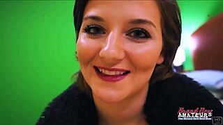 Horny cutie kylie sucks a cock and her pussy fucked and her nipples rubbed