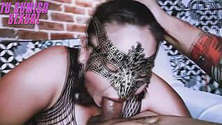 Exquisite Oral Pleasures for Stepfather with Deep Throat.