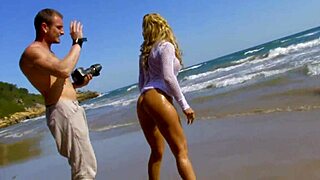 Mom Gets Fucked on Beach