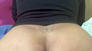 hotwife enjoys riding cowgirl style at home