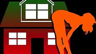 She masturbates while husband works hard and enjoys