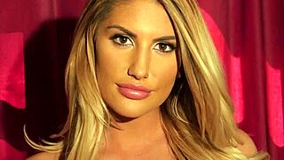 Blonde With Big Tits In Pantyhose