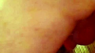 She swallowin my cock with deepthroat and gaggin