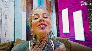 sexy fishnets highheels stocking solo anal xl dildo play anal dildofucking