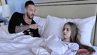 stepdad's all dressed up as santa, sneaking in to give ariana marie some naughty dick under the tree 🎅😉