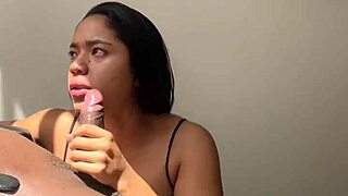 i savor every inch of my neighbor's big black cock in amateur passion.