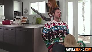 Step-dad fucks step-daughter while stepmom is away