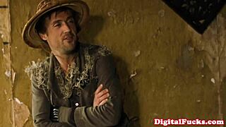 Pornstar Abby Cross gets fucked while dressed as a cute costume cutie, bending over in her boots and shoes for a full movie storyline