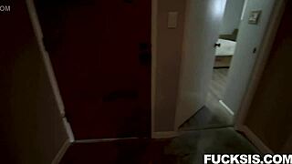 my stepsister aubry got caught watching porn and we ended up fucking hard